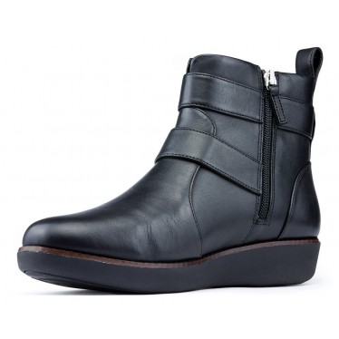 Laarsjes FITFLOP LAILA DUBBELE BODEM  BLACK