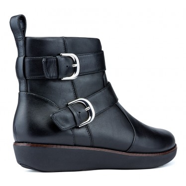 Laarsjes FITFLOP LAILA DUBBELE BODEM  BLACK