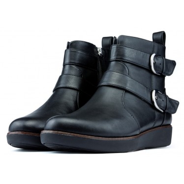 Laarsjes FITFLOP LAILA DUBBELE BODEM  BLACK