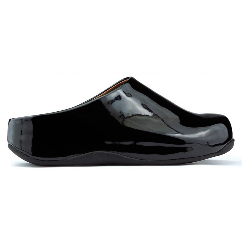 FITFLOP SHUV PATENT SCHOENEN  NEGRO