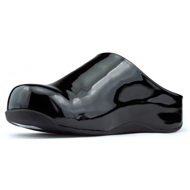 FITFLOP SHUV PATENT SCHOENEN  NEGRO