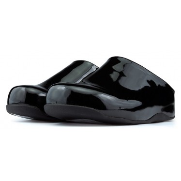 FITFLOP SHUV PATENT SCHOENEN  NEGRO