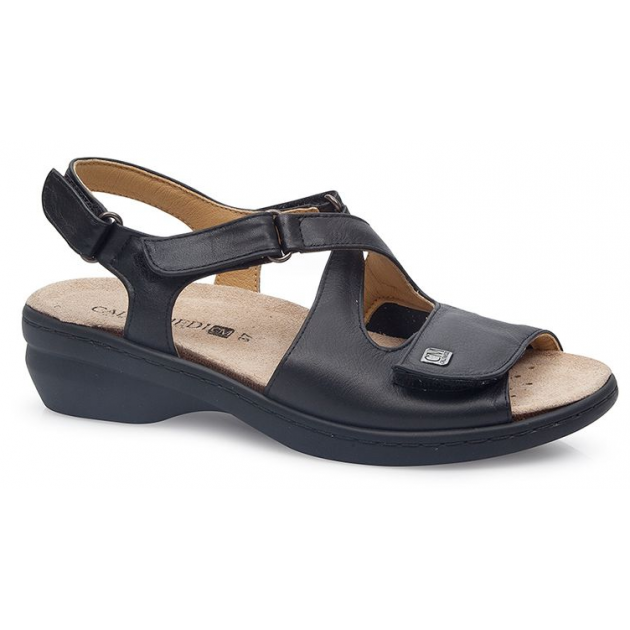 SANDALIA CALZAMEDI COMODA JUANETE ELASTICO NEGRO SANDALIA CALZAMEDI COMODA JUANETE ELASTICO NEGRO