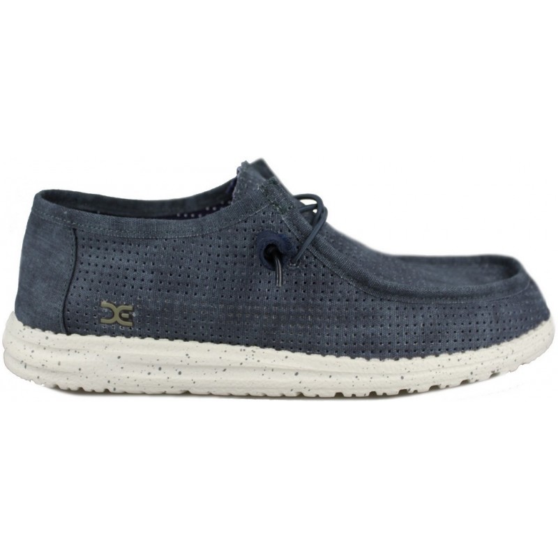 ZAPATOS DUDE WALLY PERFORATED  AZUL