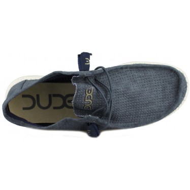 ZAPATOS DUDE WALLY PERFORATED  AZUL