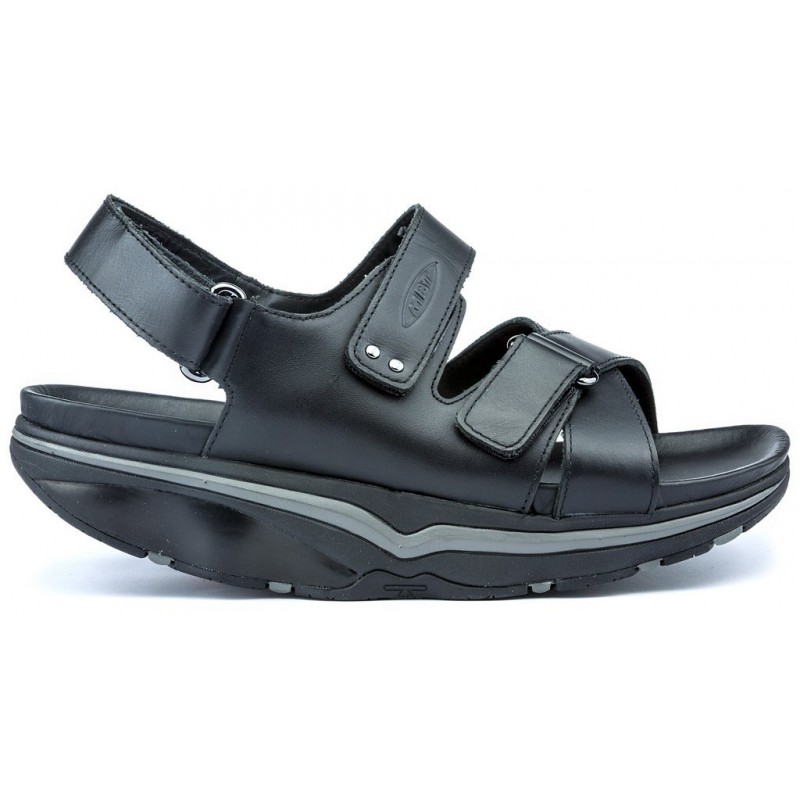 SANDALIAS MBT ROCCO M  BLACK NAPPA