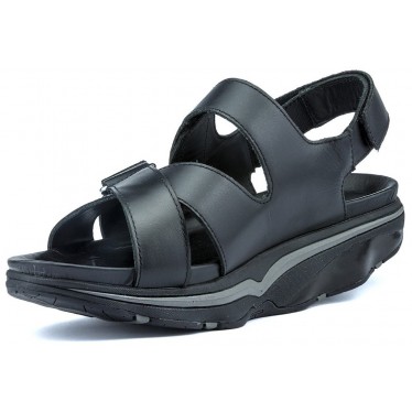 SANDALIAS MBT ROCCO M  BLACK NAPPA