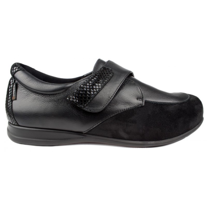 SCHOENEN CALZAMEDI VELCRO BRILLANTES W  NEGRO