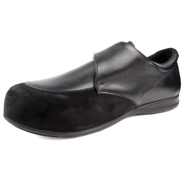 SCHOENEN CALZAMEDI VELCRO BRILLANTES W  NEGRO