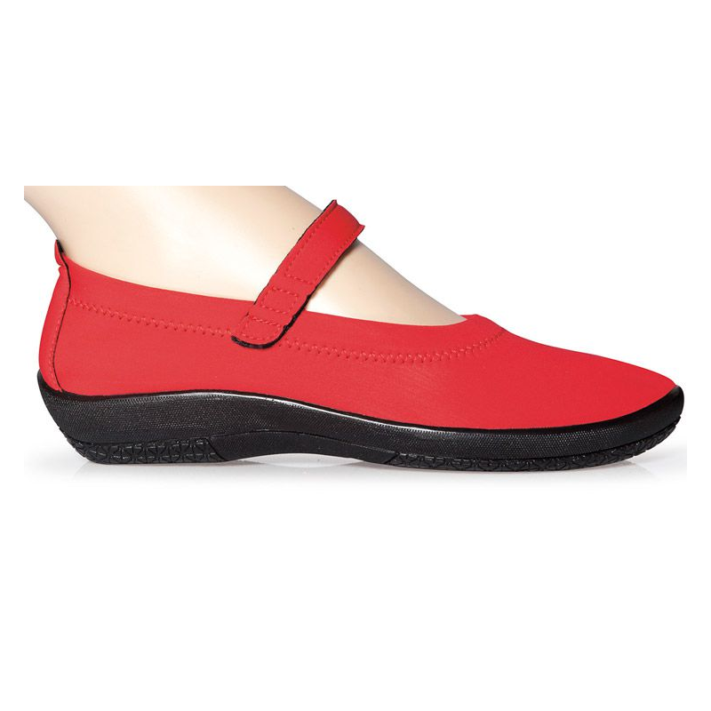 MANOLETINAS CALZAMEDI MET VELCRO W  ROJO