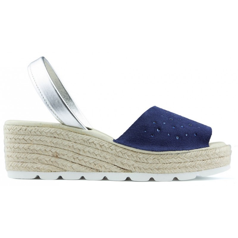 SANDALIAS CON CUÑA ARANTXA SERRAJE COMODAS  ELECTRIC