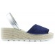 SANDALIAS CON CUÑA ARANTXA SERRAJE COMODAS  ELECTRIC