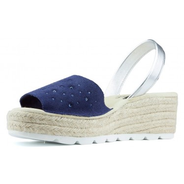 SANDALIAS CON CUÑA ARANTXA SERRAJE COMODAS  ELECTRIC