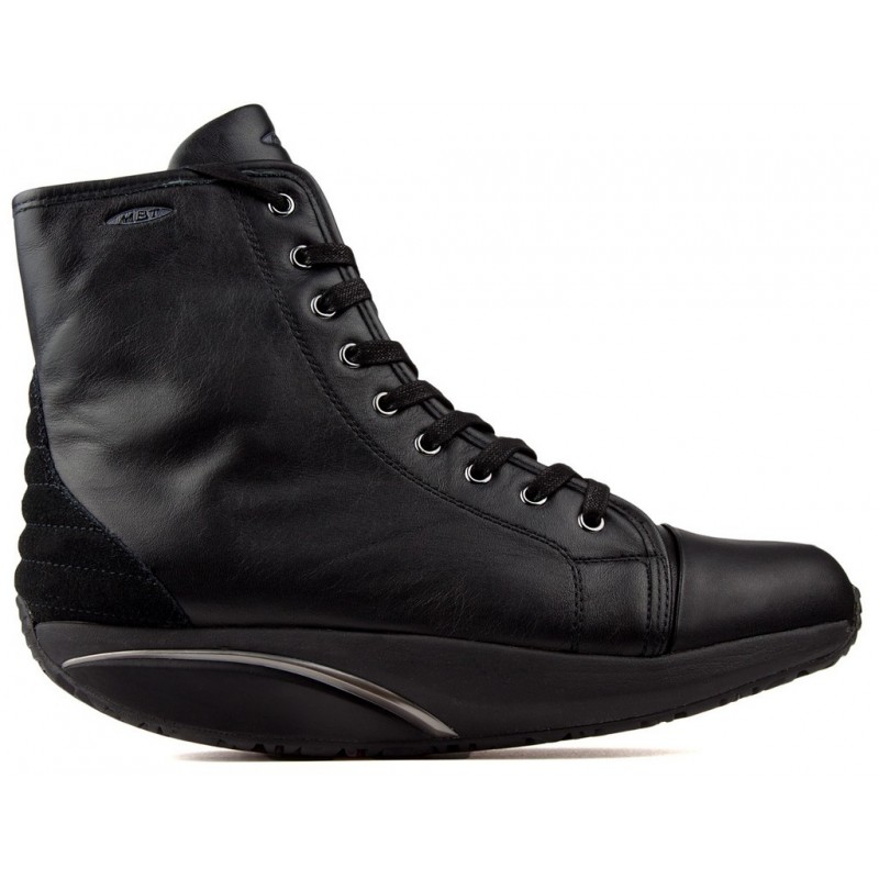 BOTINES MBT MONYA W  BLACK NAPPA