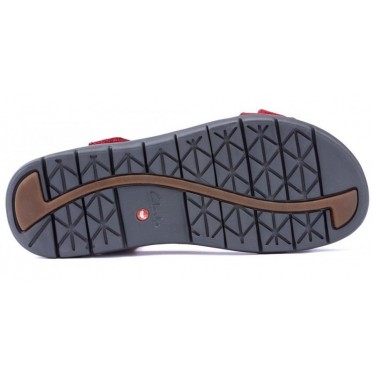 SANDALIAS CLARKS UN HAYWOOD  RED LEATHER