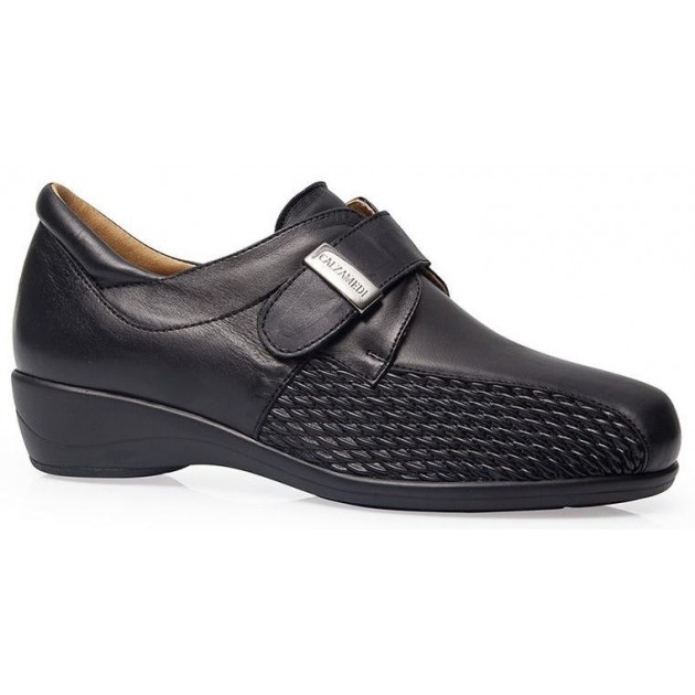CALZAMEDI STRETCH VELCRO LEDEREN SCHOENEN W 0678 NEGRO CALZAMEDI STRETCH VELCRO LEDEREN SCHOENEN W 0678 NEGRO