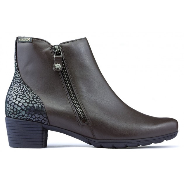 Booties MEPHISTO INES BROWN Booties MEPHISTO INES BROWN