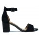 SANDALIAS CLARKS DEVA MAE  BLACK SUEDE