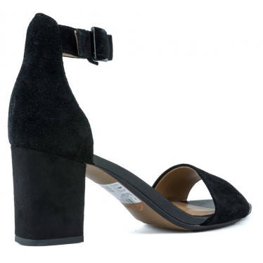 SANDALIAS CLARKS DEVA MAE  BLACK SUEDE