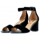 SANDALIAS CLARKS DEVA MAE  BLACK SUEDE