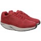 VROUW NOBUCK MBT 1997 SCHOENEN  GARNET_RED