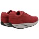 VROUW NOBUCK MBT 1997 SCHOENEN  GARNET_RED