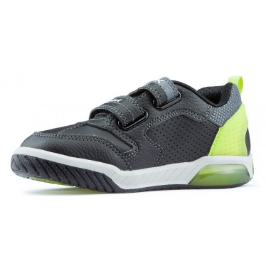 GEOX INEK BD licht schoenen aan  BLACK_LIME
