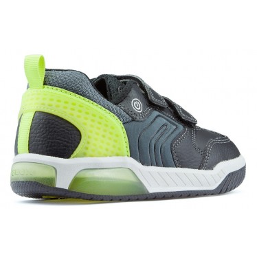 GEOX INEK BD licht schoenen aan  BLACK_LIME