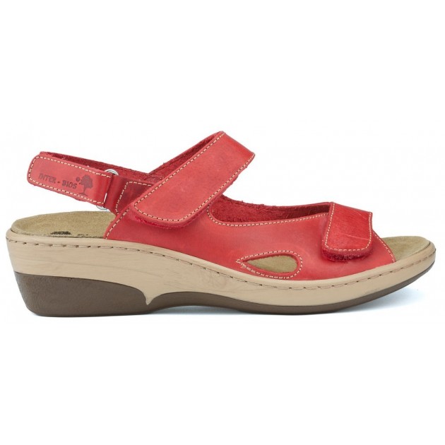 Sandalen Interbios Flower 6545  ROJO