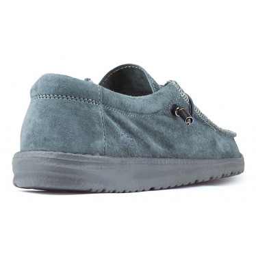 DUDE WALLY M Schoenen  SUEDE_CARBON