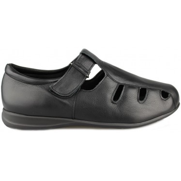 CALZAMEDI ZWART WIJD 15 UNISEX SANDAL  NEGRO