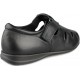 CALZAMEDI ZWART WIJD 15 UNISEX SANDAL  NEGRO