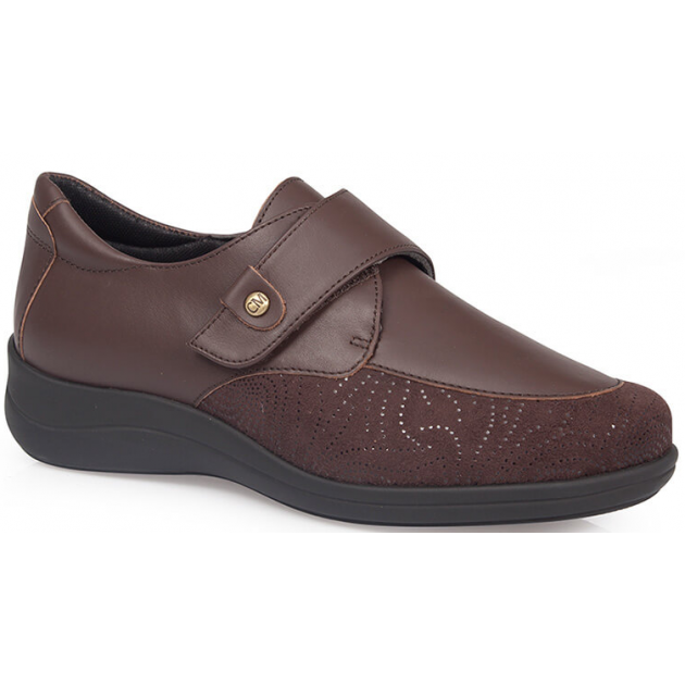 ZEER COMFORTABELE EN ELASTISCHE DIABETISCHE CALZAMEDI-SCHOEN MARRON ZEER COMFORTABELE EN ELASTISCHE DIABETISCHE CALZAMEDI-SCHOEN MARRON