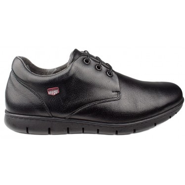 ZAPATOS ONFOOT BLUCHER PALA LISA BÚFALO  NEGRO