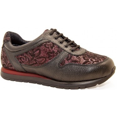 SPORT SCHOENEN CALZAMEDI LEOPARD W  BURDEOS