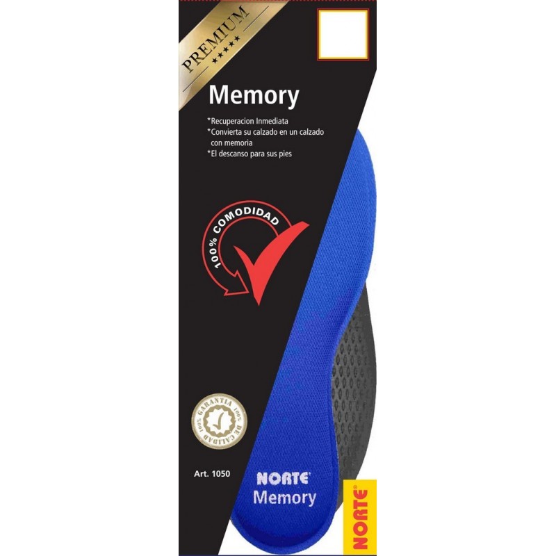 NOORD Schoenzolen MEMORY REST  AZUL