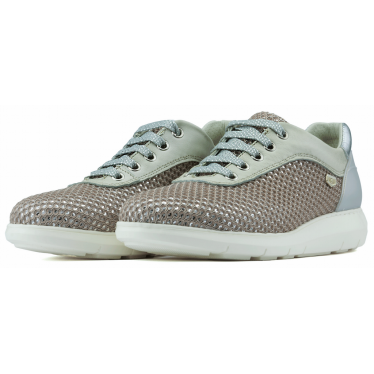 ONFOOT SIMPLY GLANZENDE W SNEAKERS  PLATA