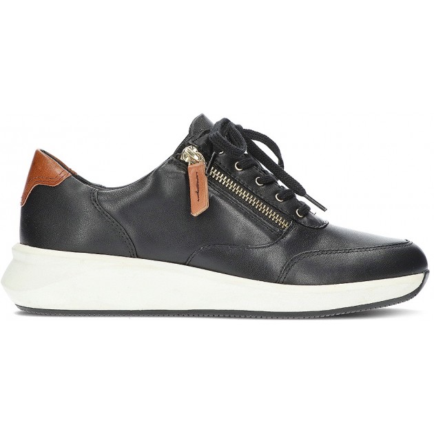 CLARKS UN RIO SNEAKERS MET RITS BLACK CLARKS UN RIO SNEAKERS MET RITS BLACK
