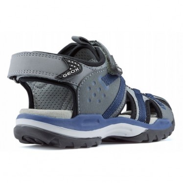 GEOX BOREALIS PR DBK SANDALS  GREY_NAVY