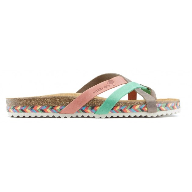 KLEUR MIX INTERBING SANDALEN PARDO_VERDE KLEUR MIX INTERBING SANDALEN PARDO_VERDE