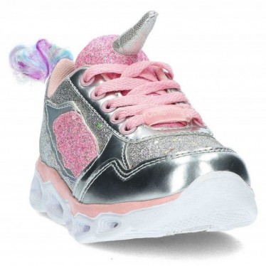 EENHOORN SNEAKERS MET LICHT 29405  PLATA