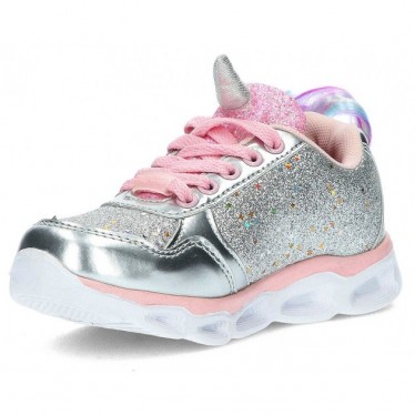 EENHOORN SNEAKERS MET LICHT 29405  PLATA