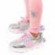 EENHOORN SNEAKERS MET LICHT 29405  PLATA