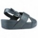 SANDALEN FITFLOP LULU CROSS ACHTERBAND K03  BLACK