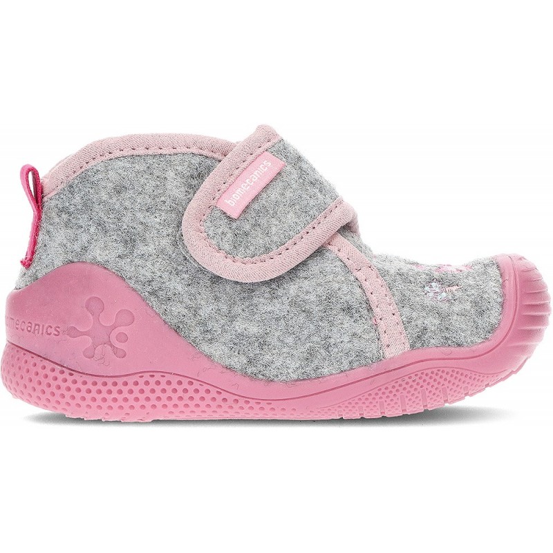 BIOMECANICS BABY SLIPPERS BIOHOME 221291-B  GREY_PINK