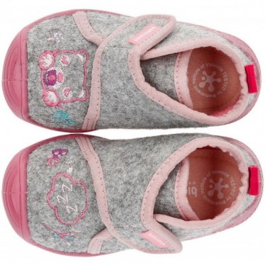 BIOMECANICS BABY SLIPPERS BIOHOME 221291-B  GREY_PINK