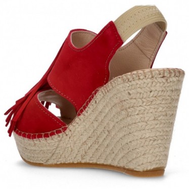 BRUINE ESPADRILLEN APHRODIETRANDEN  ROJO