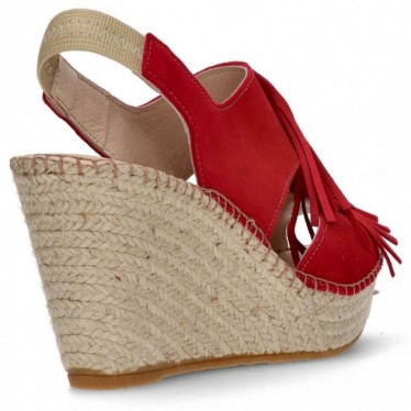 BRUINE ESPADRILLEN APHRODIETRANDEN  ROJO