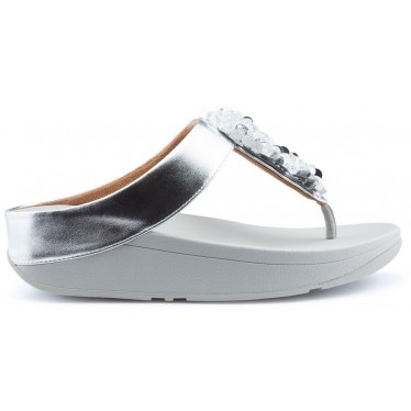 FITFLOP SEQUIN TOE THONGS Sandalen  SILVER