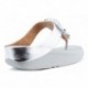 FITFLOP SEQUIN TOE THONGS Sandalen  SILVER